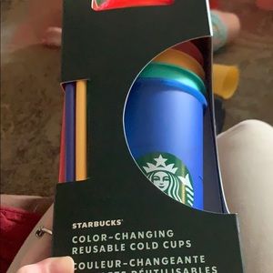 Starbucks color changing cups